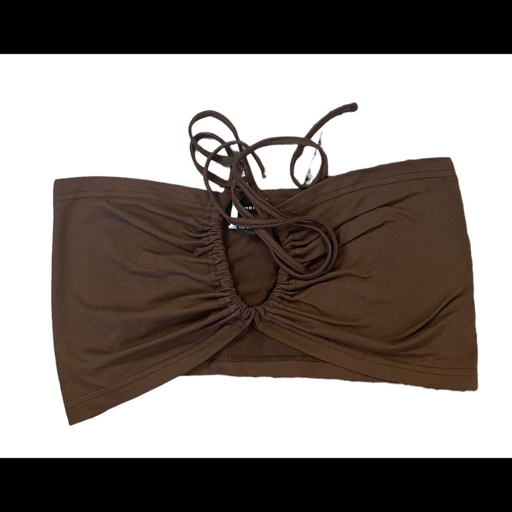 Brown Summer Crop Top